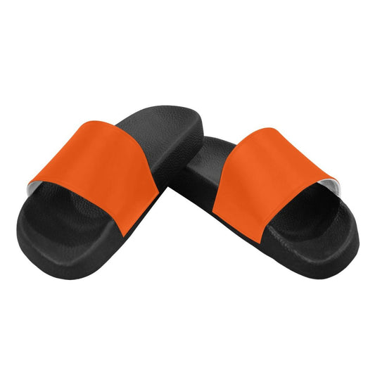 Flip-Flop Sandals, Bright Orange Womens Slides