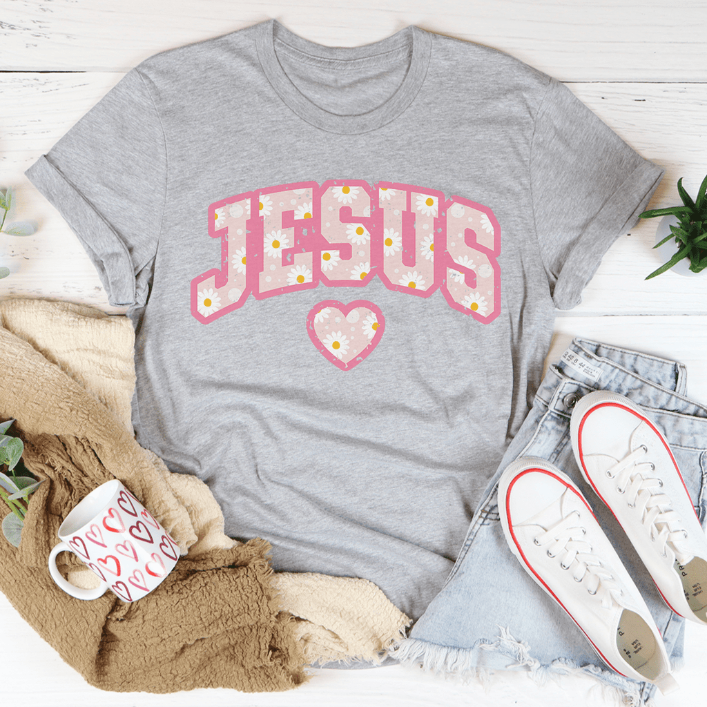 Jesus Floral T-Shirt