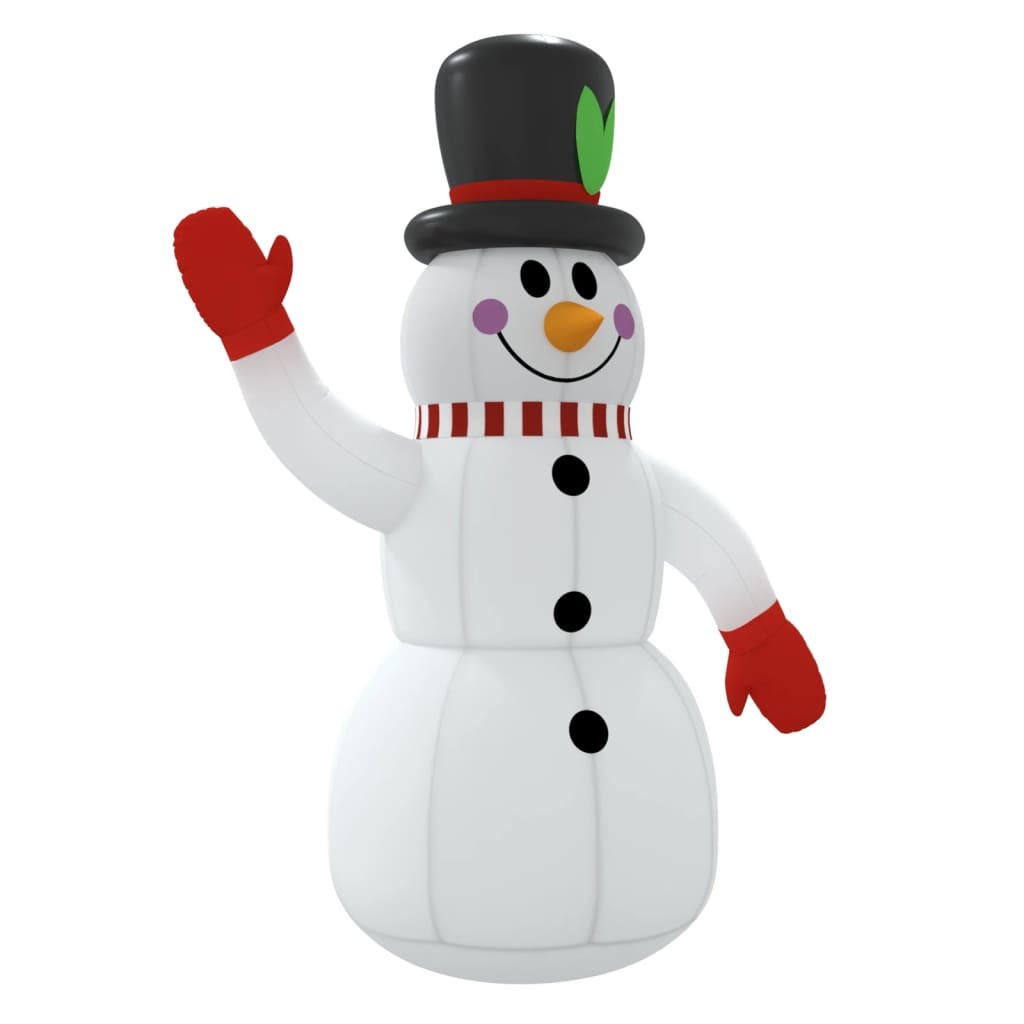 Inflatable Snowman with LEDs 8 ft