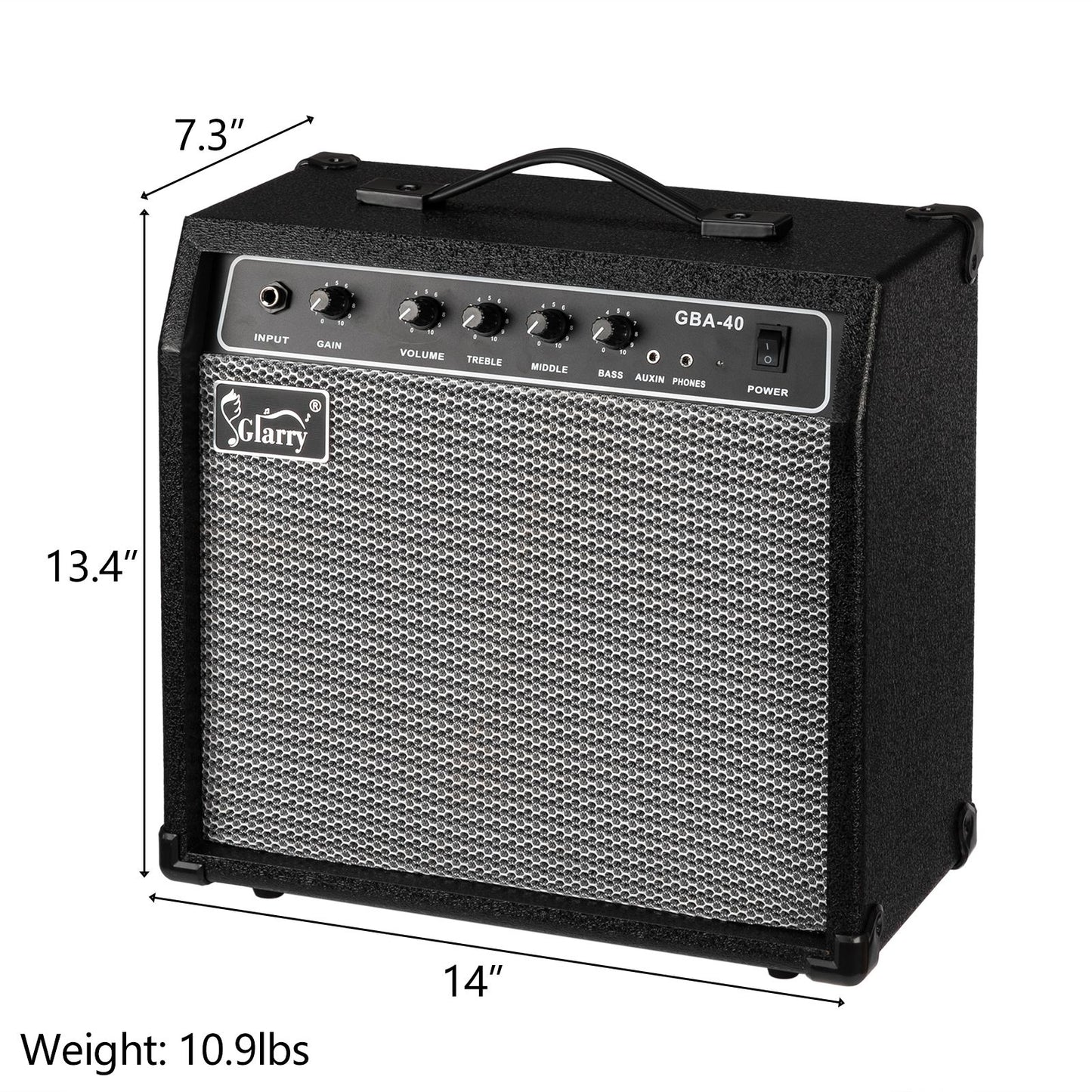 [Do Not Sell on Amazon]Glarry 40W GBA-40 Electric Guitar Amplifier Black