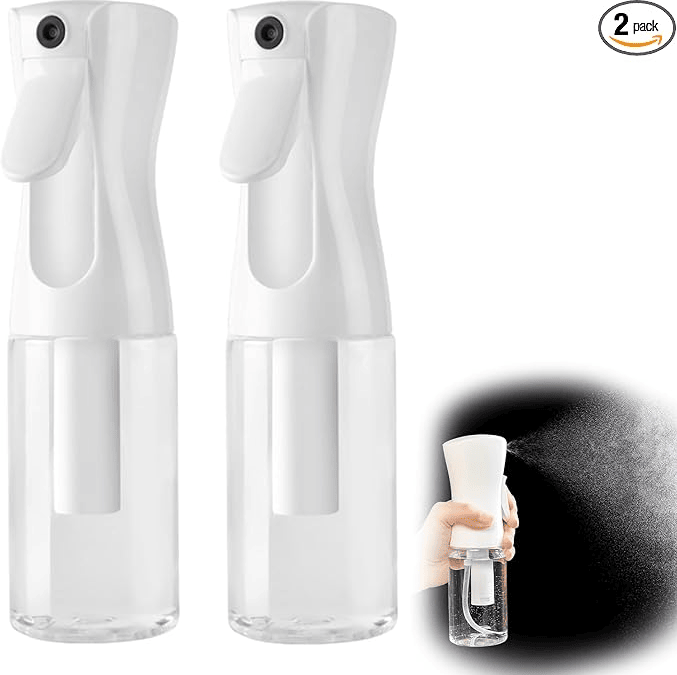 Spray Bottles,Ultra Fine Mist Sprayer For Hair Styling,Cleaning,Plants, Misting Skin Care,Continuous Spray Bottle 200ml 6.8oz