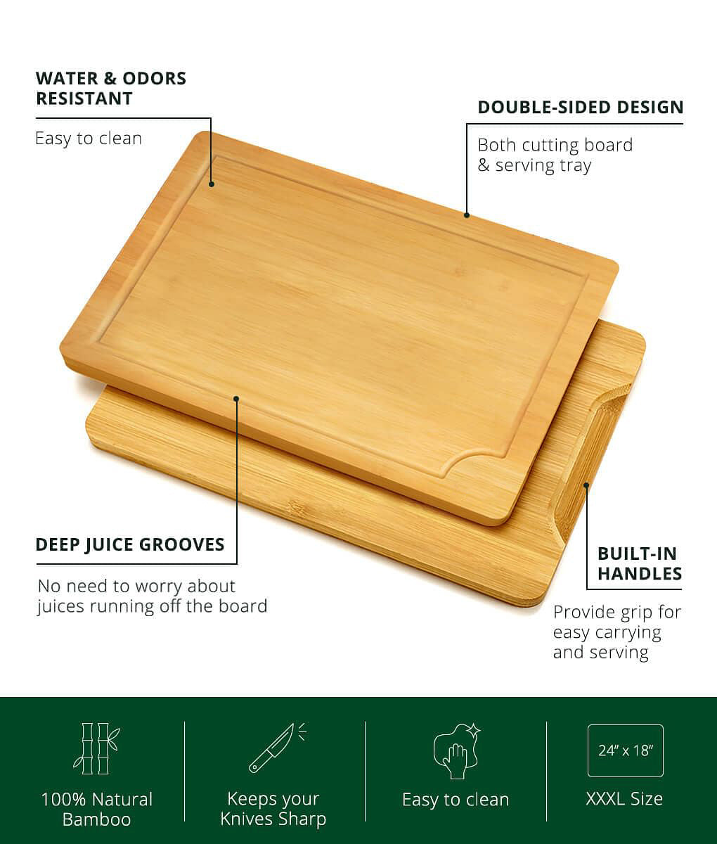 Organic Bamboo Architecture Household Kitchen Accesionse Cutting Board