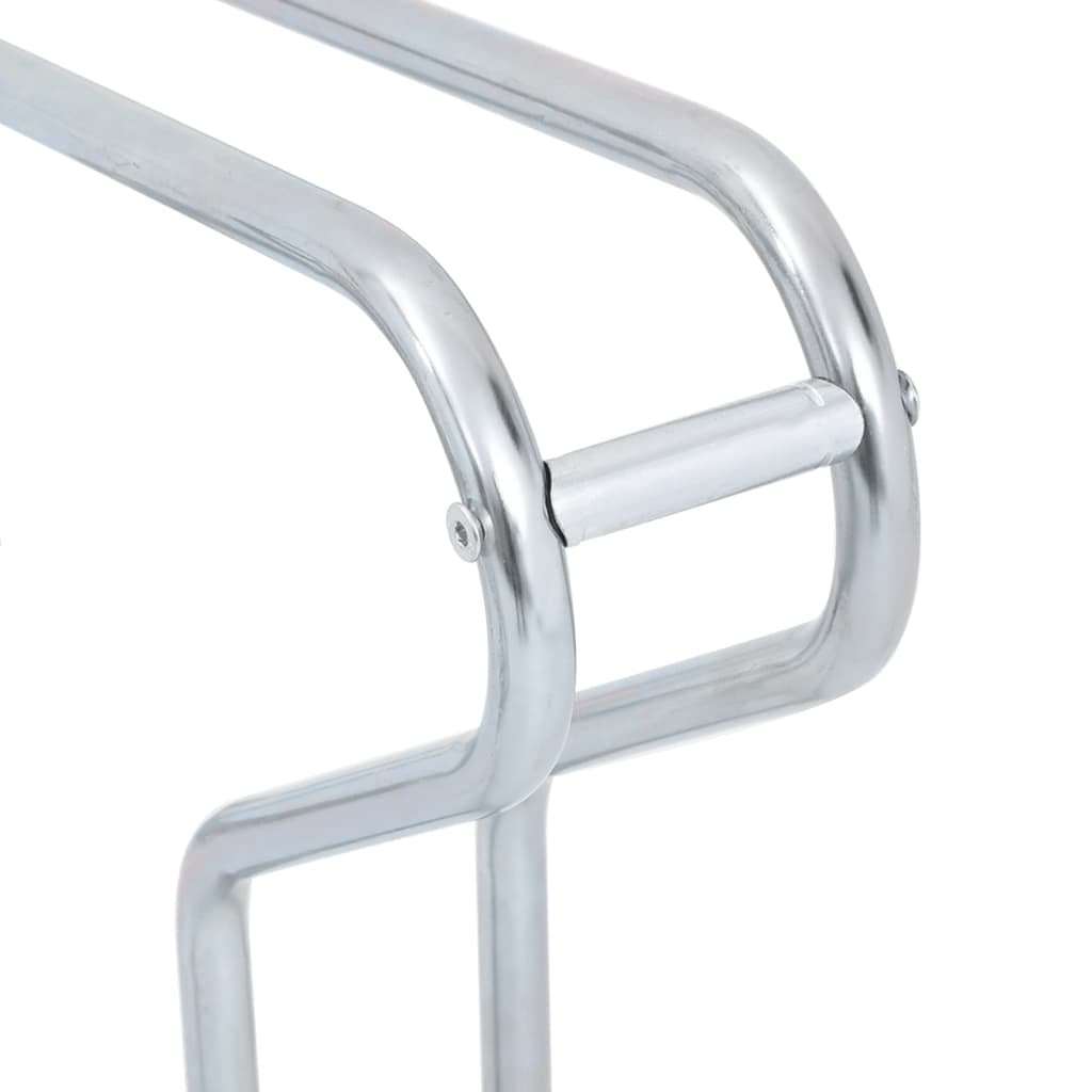 Bicycle Stand for 2 Bikes Floor Freestanding Galvanized Steel