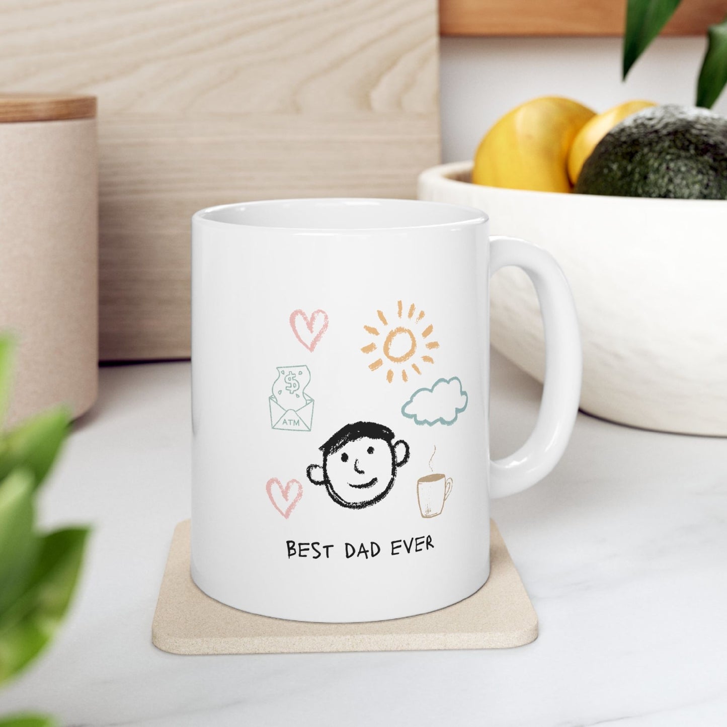 Funny Best Dad Ever Coffee Tea Mug