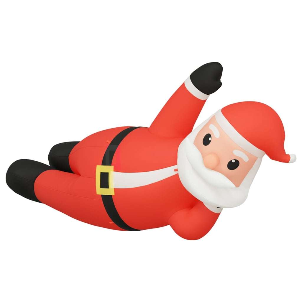 Christmas Inflatable Lying Santa LED 63"