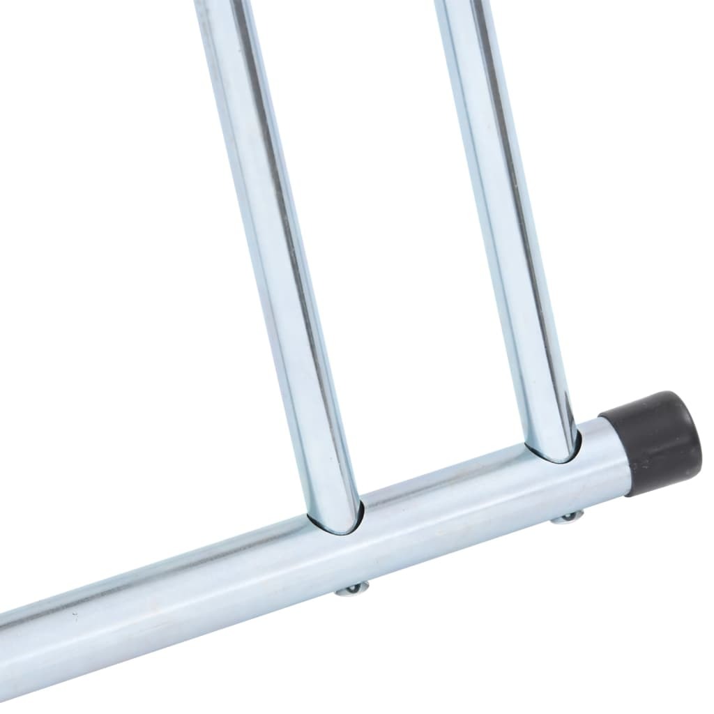 Bicycle Stand for 2 Bikes Floor Freestanding Galvanized Steel