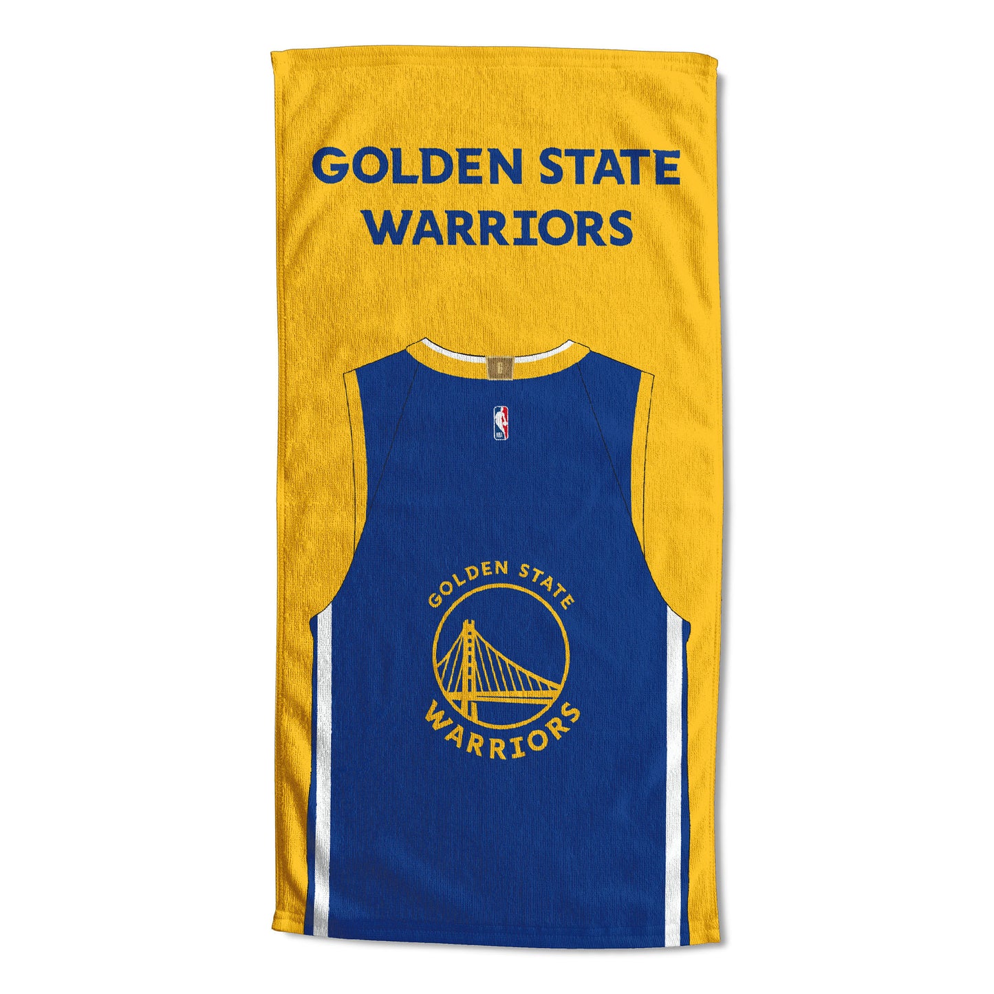 [Personalization Only] OFFICIAL NBA Jersey Personalized Beach Towel - Golden State Warriors