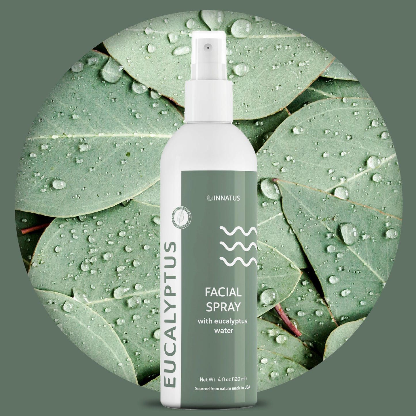 Eucalyptus Facial Mist – 4oz Hydrating & Revitalizing Face Mist – Soothing Eucalyptus-Infused Spray for Instant Hydration, Skin Refreshment, & Makeup Setting   "