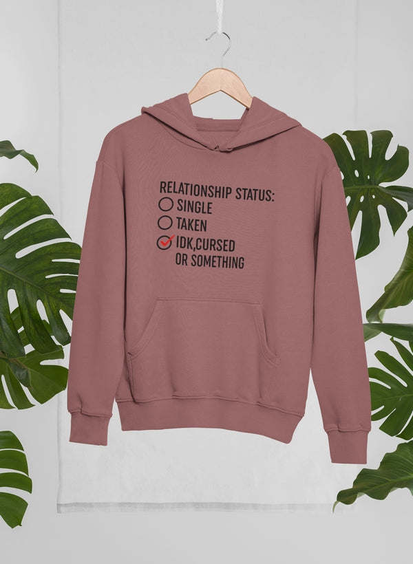 Relationship Status Cursed Or Something Hoodie