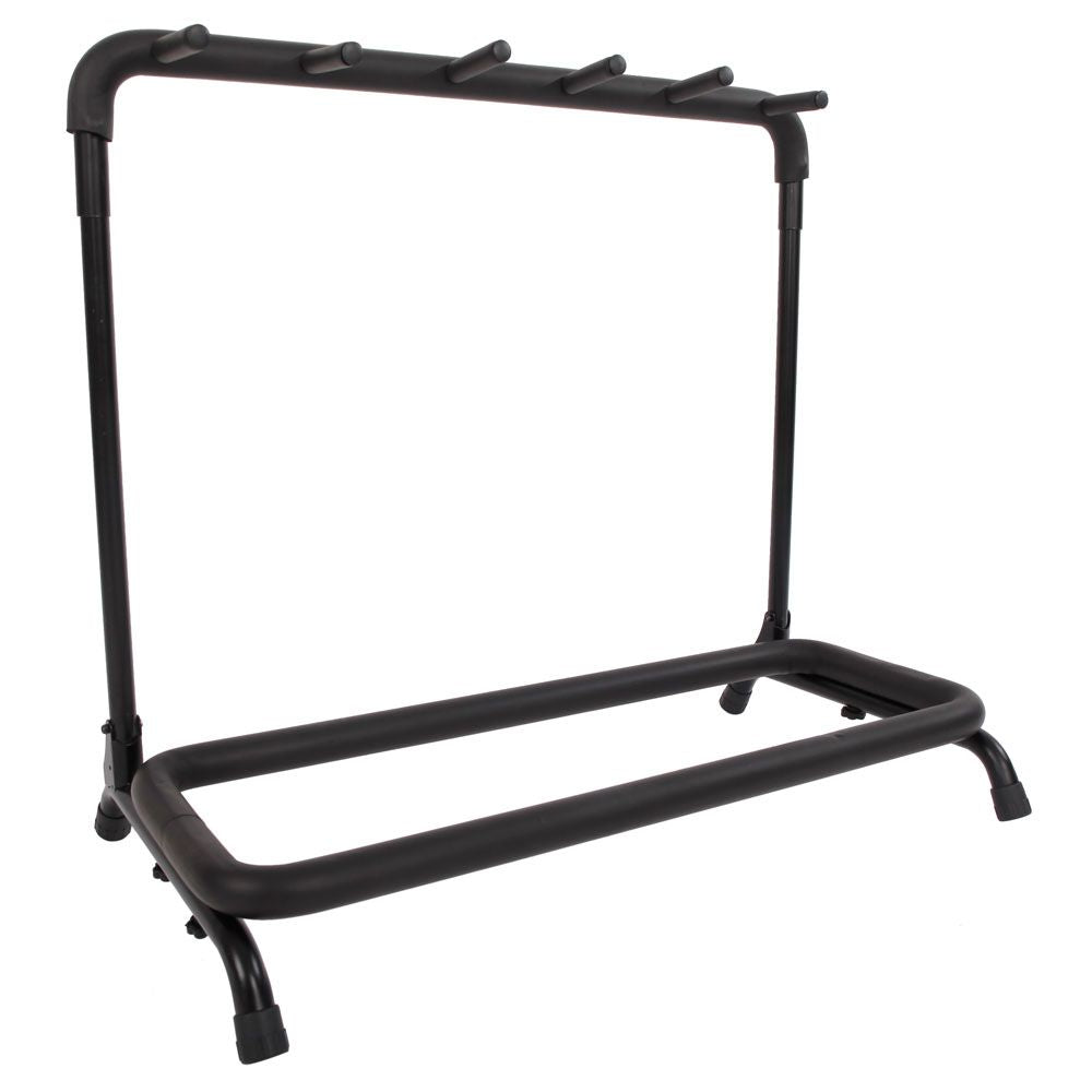 5-Slot Guitar Holder Rack Stand Black