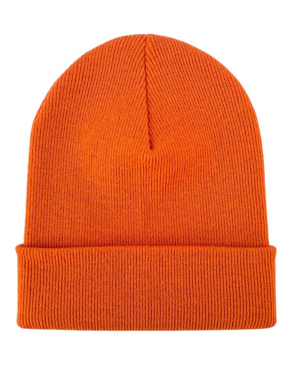 Cuffed Traditional Solid Tiger Orange
