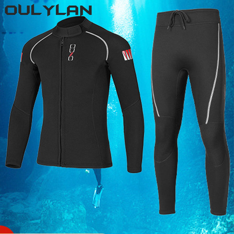 Suit Women Swimsuit Snorkeling 1.5mm Wetsuit High-quality Neoprene Men Surfing Scuba Diving Suit Jacket and Pants Split Wetsuit