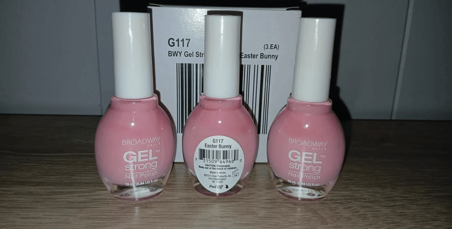 ~~3-PACK~~ *Broadway Nails* Gel Strong Nail Polish -pick your color- .44floz