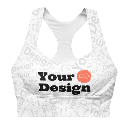 Custom Womens Longline Sports Bra