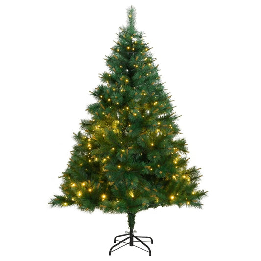 Artificial Hinged Christmas Tree 150 LEDs 59.1"