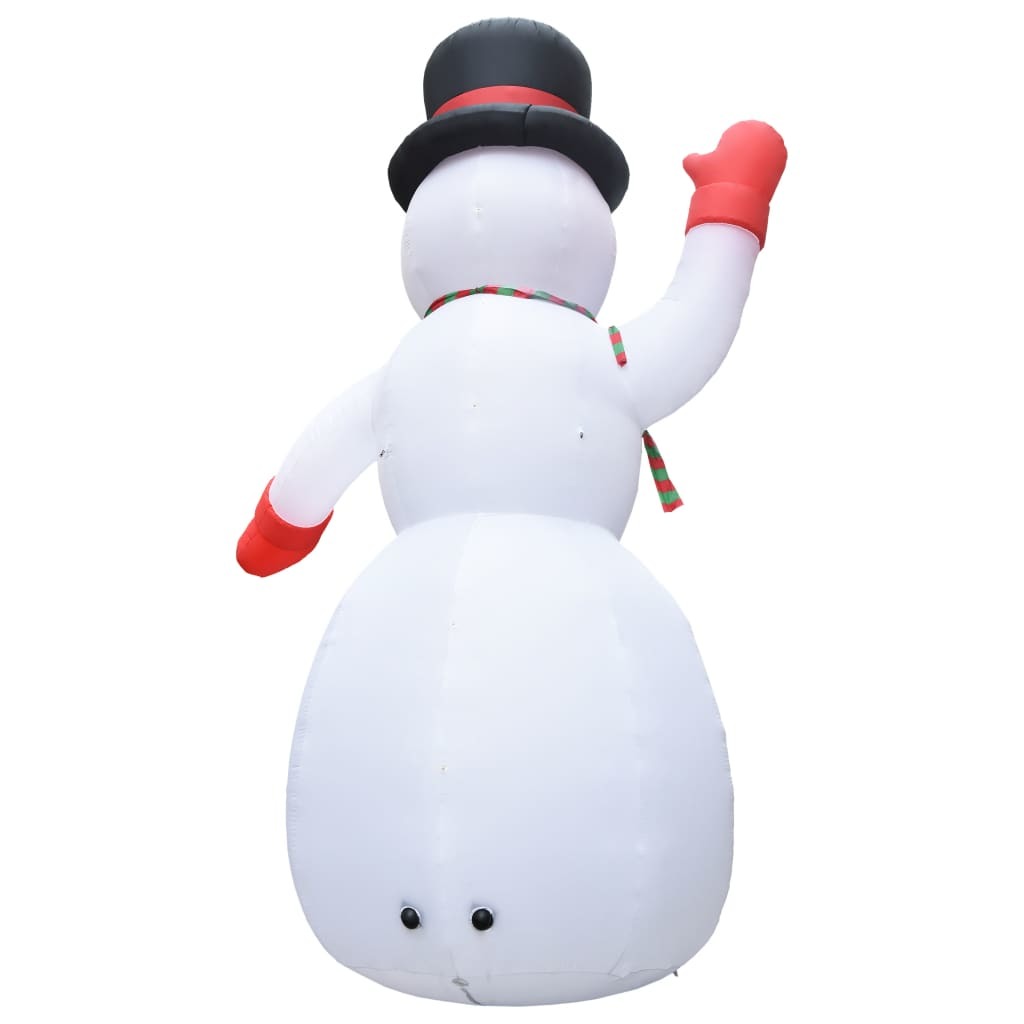 Christmas Inflatable Snowman with LED IP44 236.2" XXL