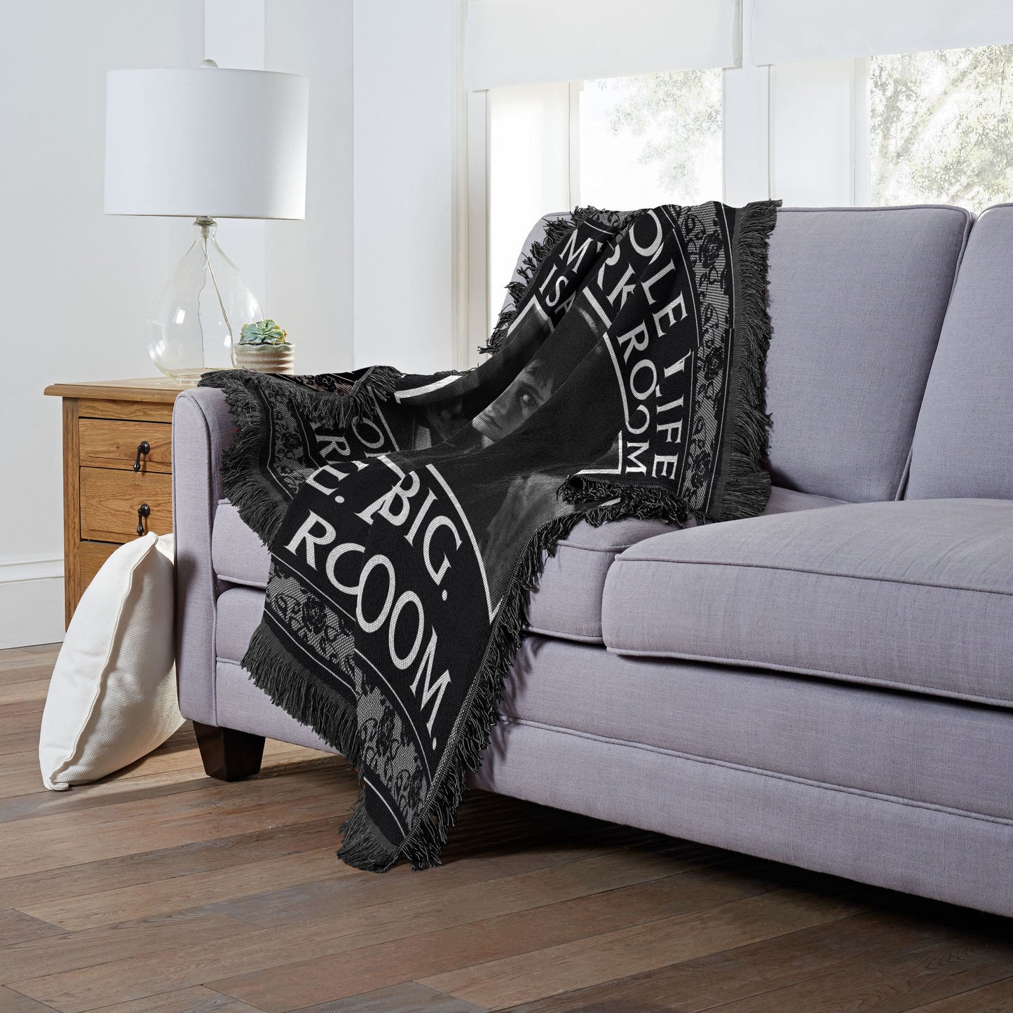 Beetlejuice One Big Dark Room Jacquard Throw