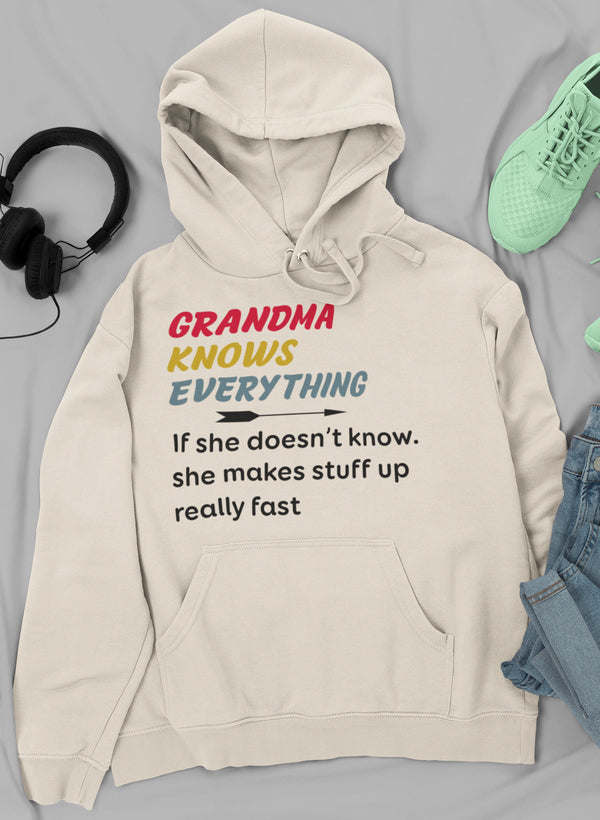 Grandma Knows Everything Hoodie