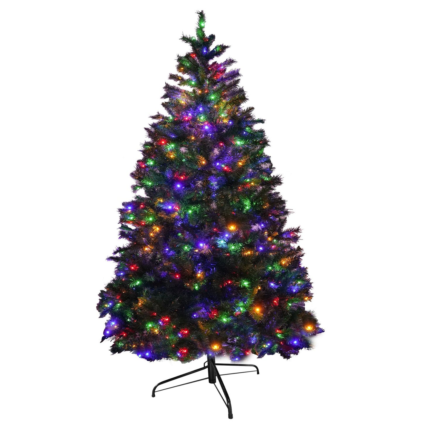 7FT Christmas Tree with 450 Multicolor LED Lights and 11-Function Control, PVC