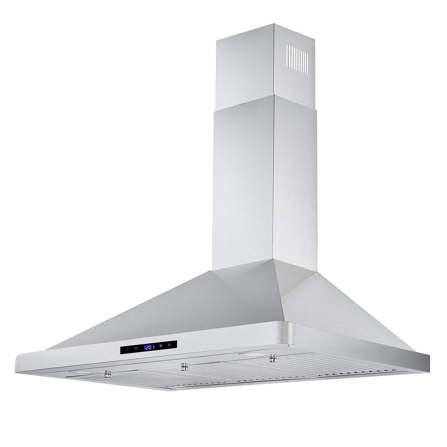 30/36 inch Range Hood 700CFM Wall Mount Stainless Steel Touch Control 3-speed Stove Vent