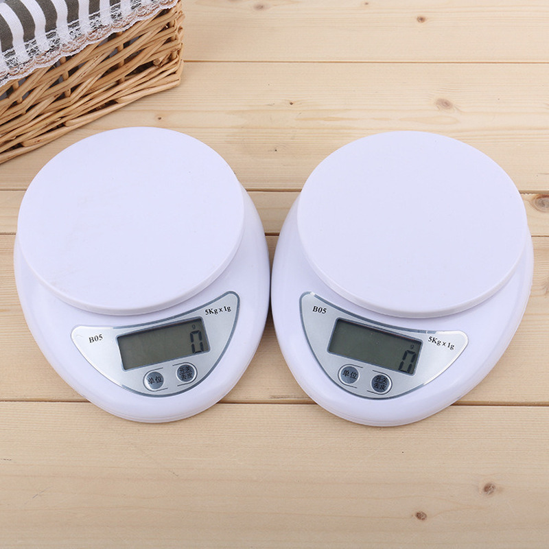 5kg/1g LED Electronic Scales Postal Food Coffee Balance Measuring Weight Portable Digital Baking Scale Kitchen Accessories Tools