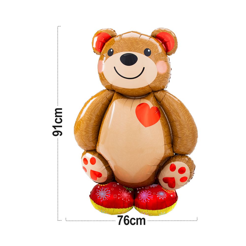 12 pcs Bear Balloons Teddy Bear Love Balloon 91cm*76cm for Wedding  Birthday Valentine's Day Party Supplies