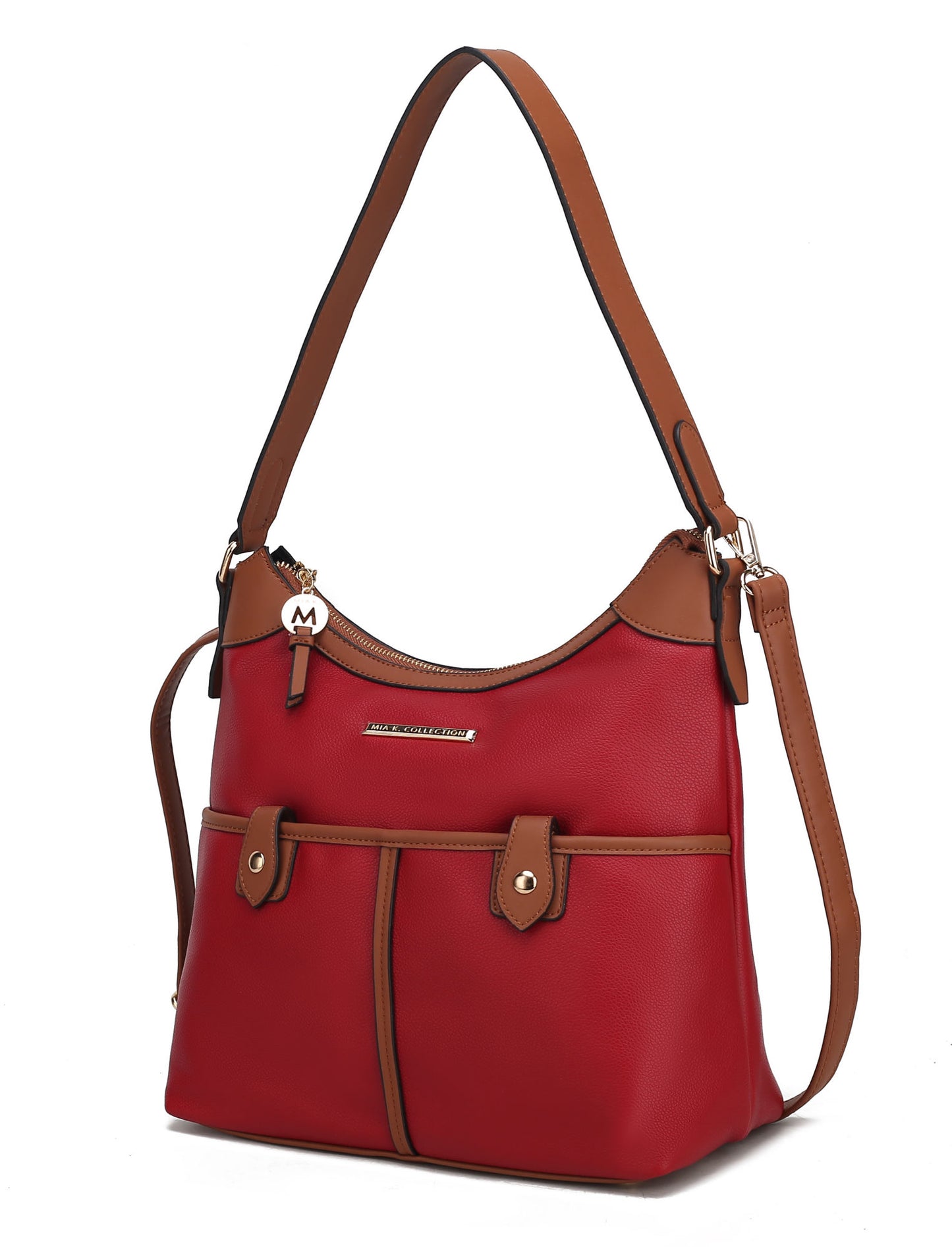 Harper Vegan Color Block Leather Women Shoulder Bag