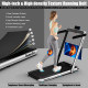 2.25HP 2 in 1 Folding Treadmill with APP Speaker Remote Control