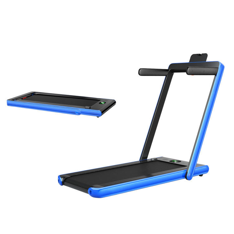 2.25HP 2 in 1 Folding Treadmill with APP Speaker Remote Control