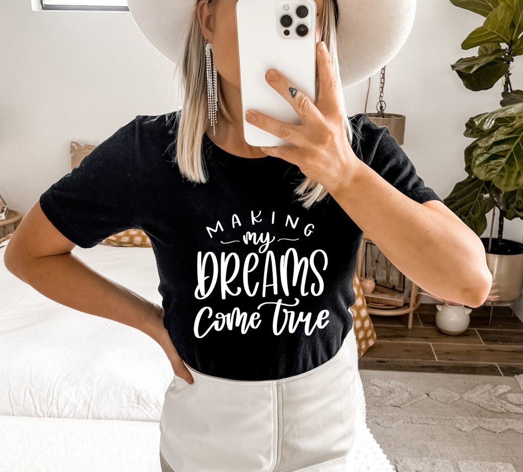 Making My Dreams Come True T-shirt, Vacay Mode Shirt, Family Gift, Friends Family Trip, Mom Shirt, Family Vacation 2023 Tee, Women's Shirt