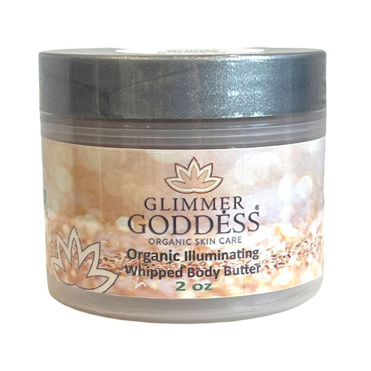 Diamond Sexy Level 2 Organic Shimmer Body Butters Travel Size 2 oz Nourishing Hydrating Natural Glow Vegan Cruelty Free Paraben Free All Natural Ingredients Travel Ready