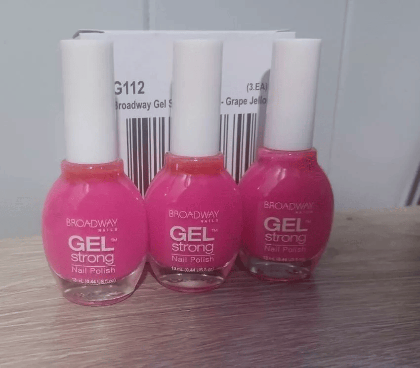 ~~3-PACK~~ *Broadway Nails* Gel Strong Nail Polish -pick your color- .44floz