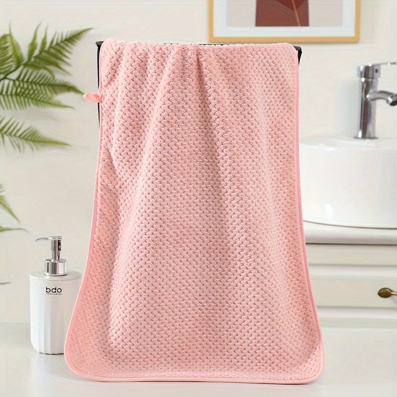 Coral velvet towel set 8-piece towel set including 4 large bath towels and 4 towels