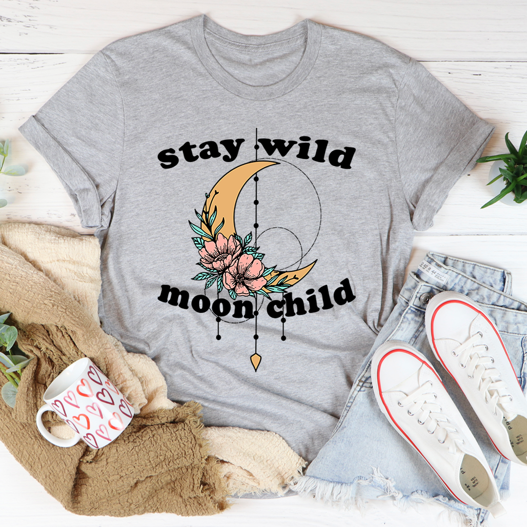 Stay Wild Moon Child Boho T-Shirt