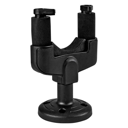 5 CORE Guitar Wall Mount Hanger Hook with Metal Base Soft Padding Adjustable Rotatable Holder for Acoustic Classical Electric Bass Guitars - GH ABS