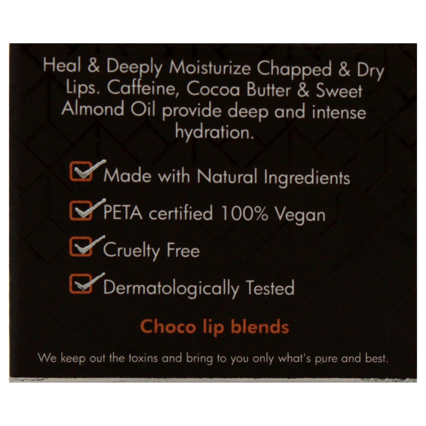 Naked and Rich Choco Lip Balm by mCaffeine for Unisex - 0.42 oz Lip Balm