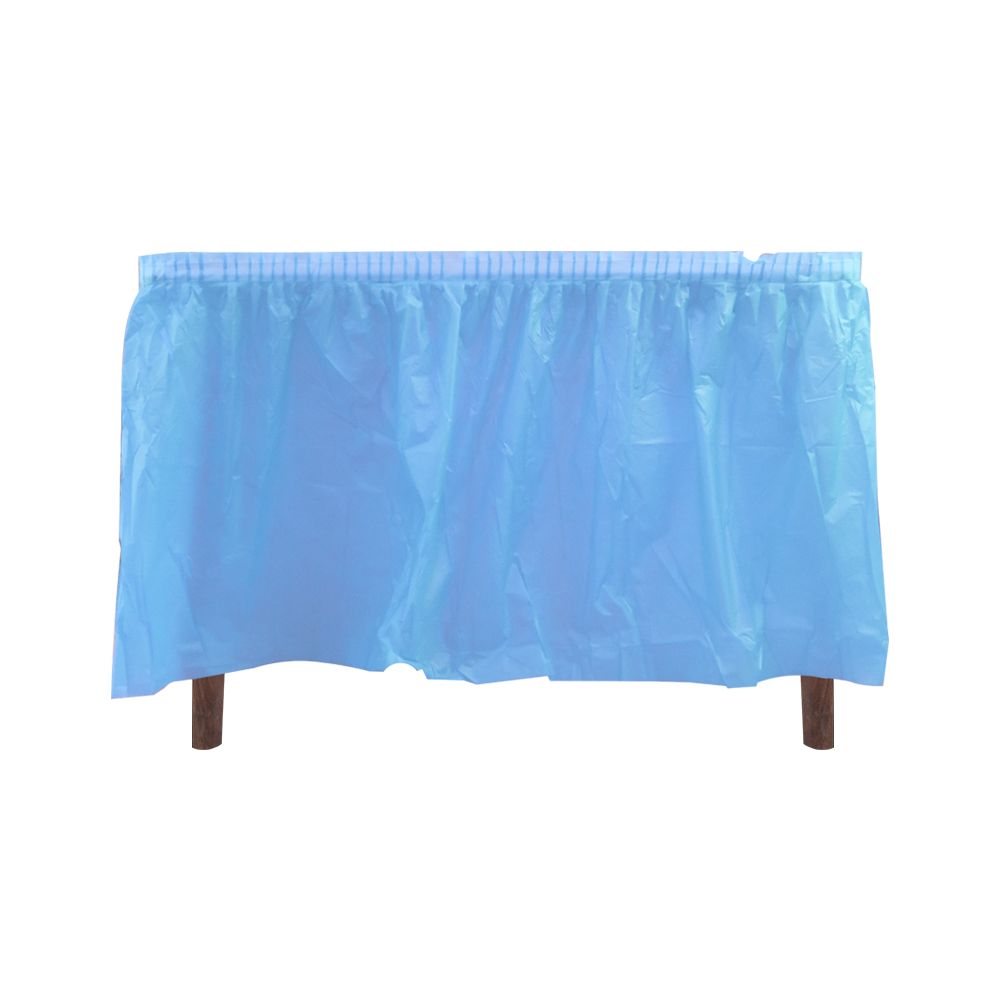 12 Pack Light Blue Tablecloths Disposable Tablecloths Light Blue Table Cloths for Parties Birthdays Graduations Restaurants Weddings Picnics426*73cm