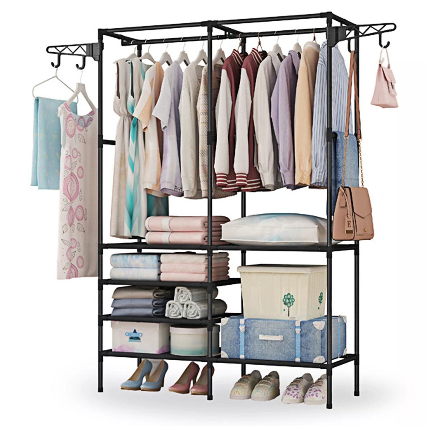 Metal hangers, shoes, clothing racks, independent multifunctional wardrobes