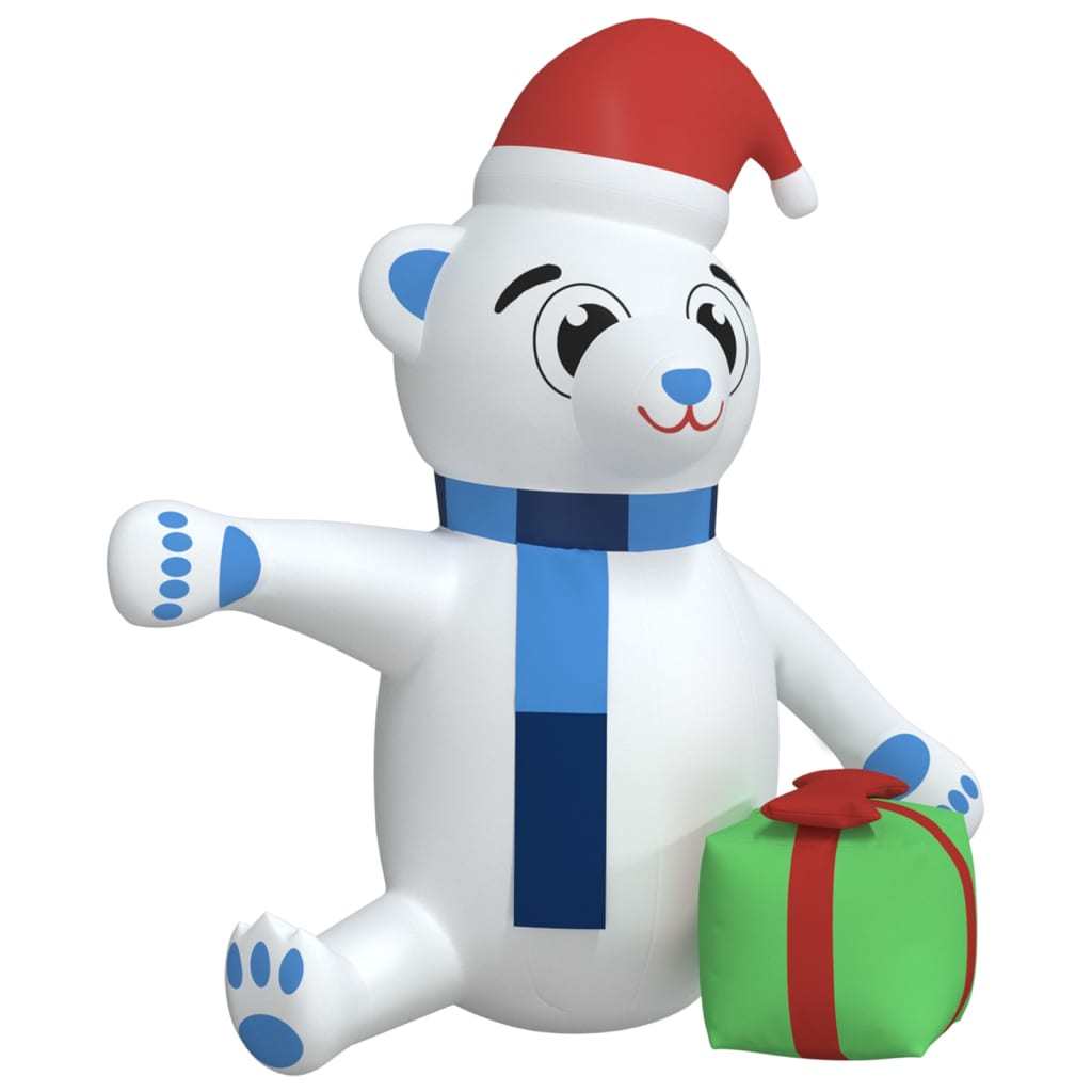 Christmas Inflatable Teddy Bear LED 94.5"