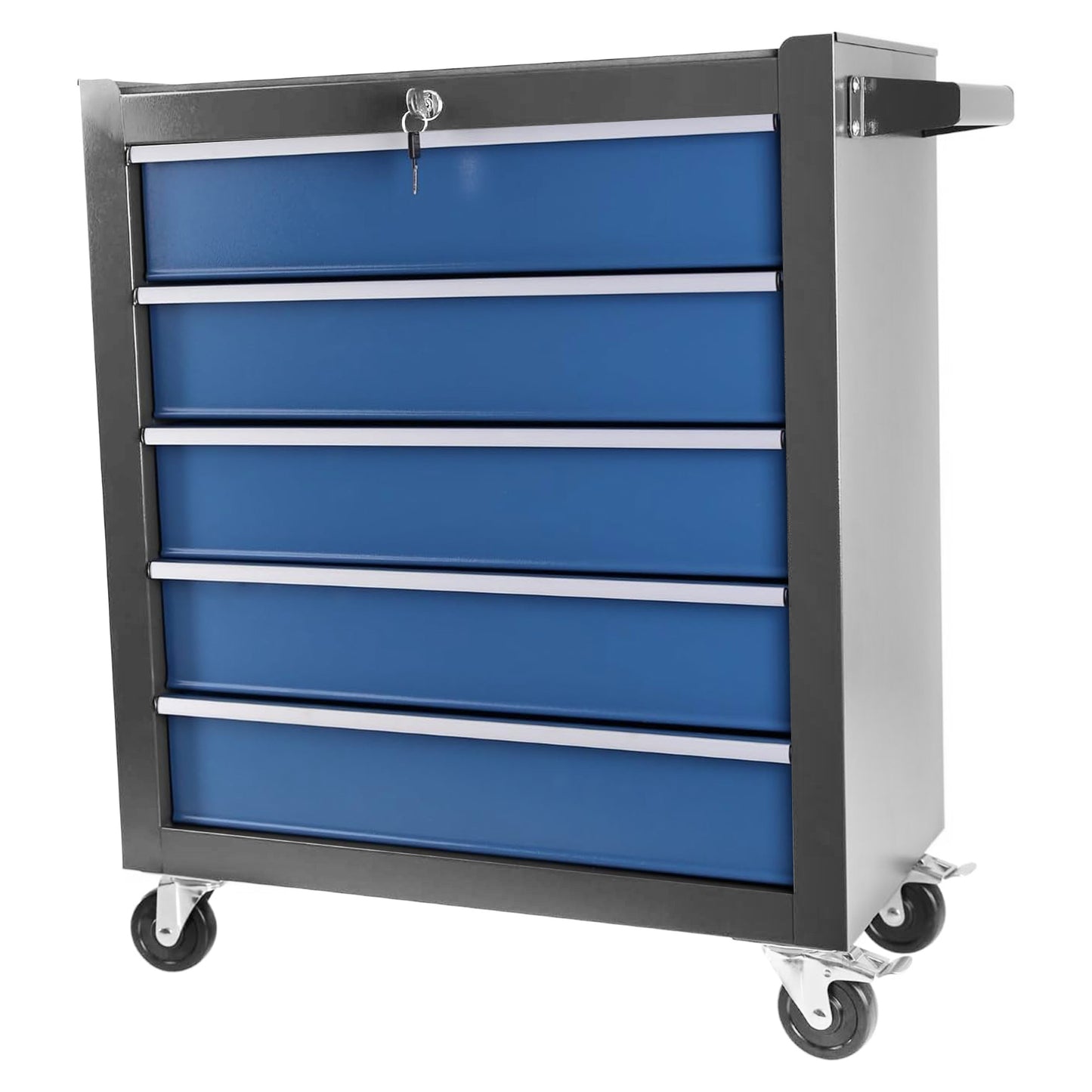 High Capacity Rolling Tool Chest with Wheels and Drawers, 5-Drawer Tool Storage Cabinet