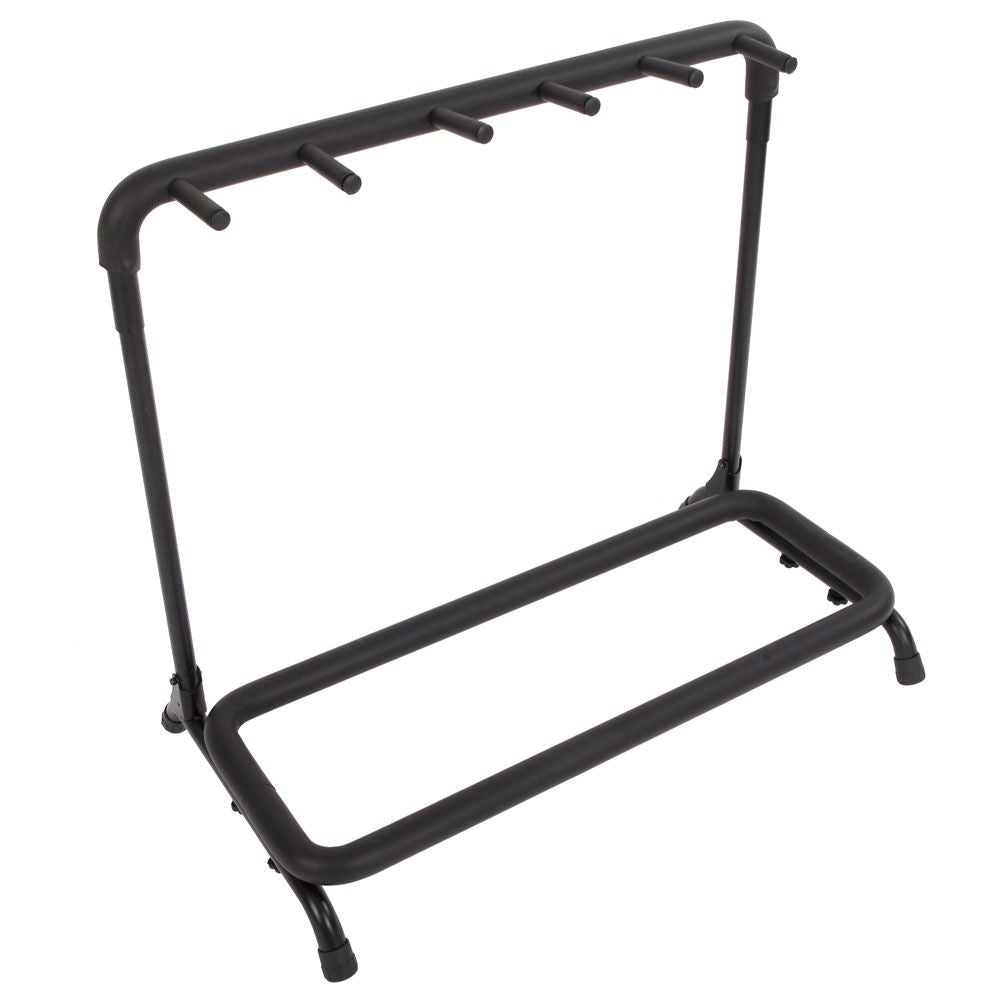 5-Slot Guitar Holder Rack Stand Black