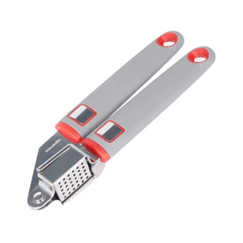 Garlic press, sturdy and durable, easy and convenient to use, corrosion resistant stainless steel.