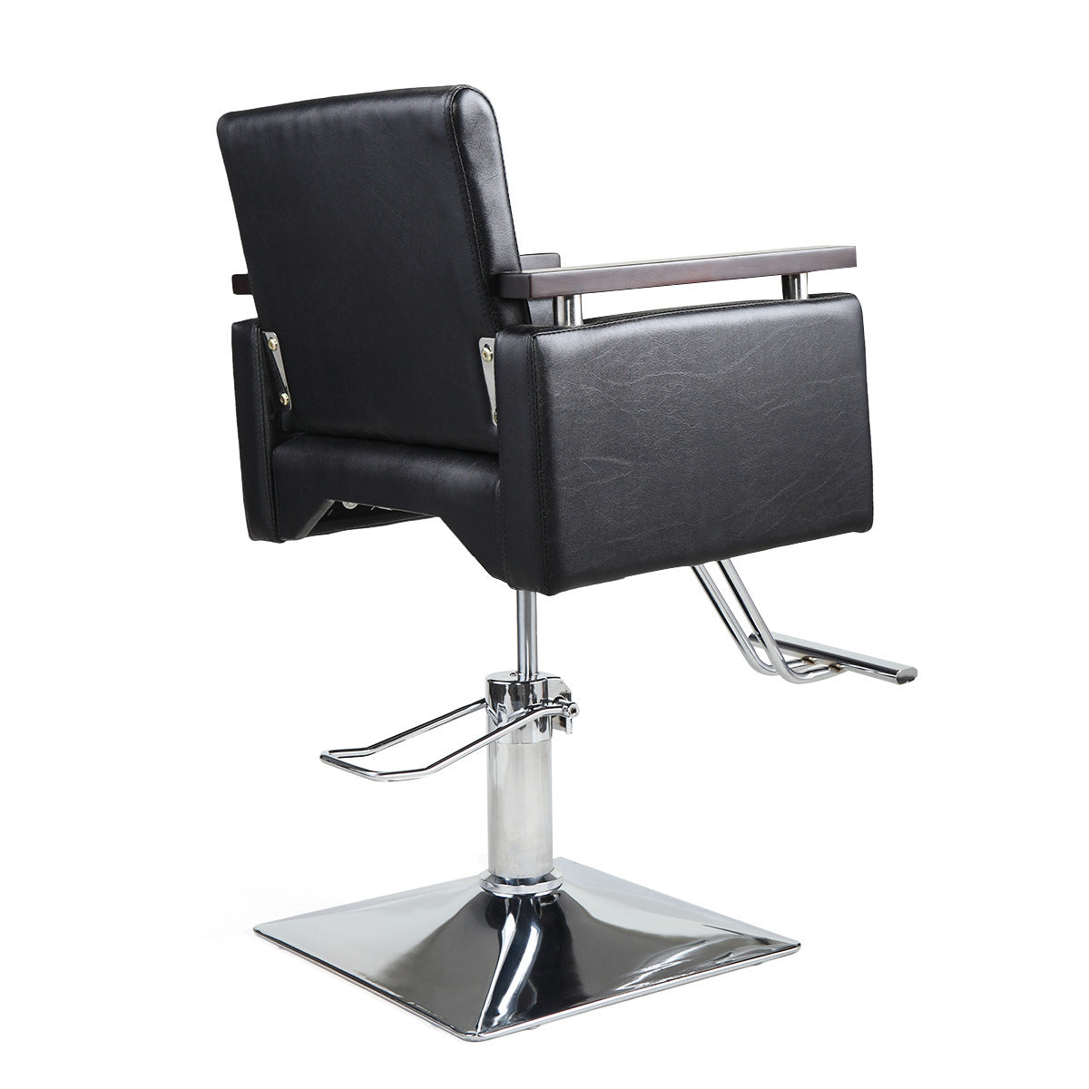 Hydraulic Barber Chair, Heavy-Duty Styling Chair with 360 Degree Rotation for Barber Shop, Beauty Salon, Spa, Tattoo Shop, Black XH