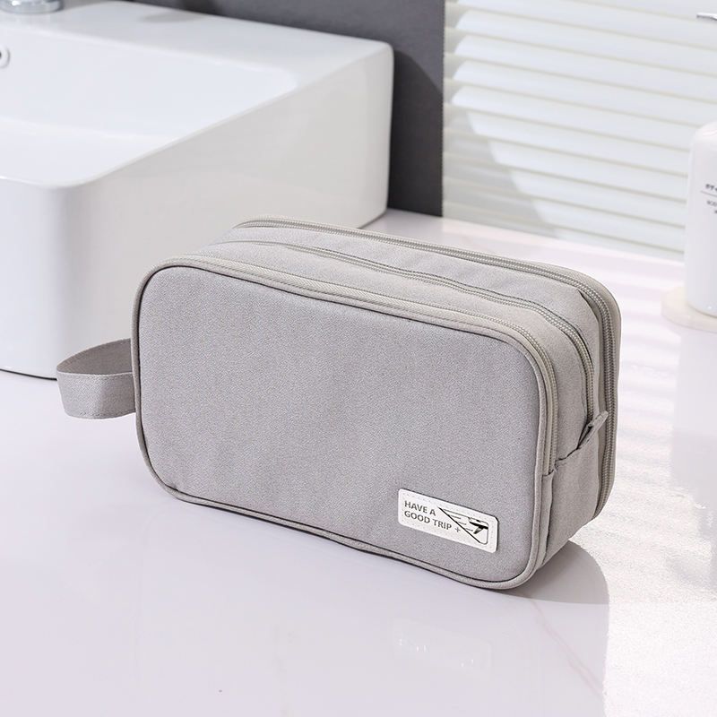 Large Capacity Travel Cosmetic Bag, Wet and Dry Toiletry Bag, Women Portable Makeup Bag, Organizer Bag with Handle