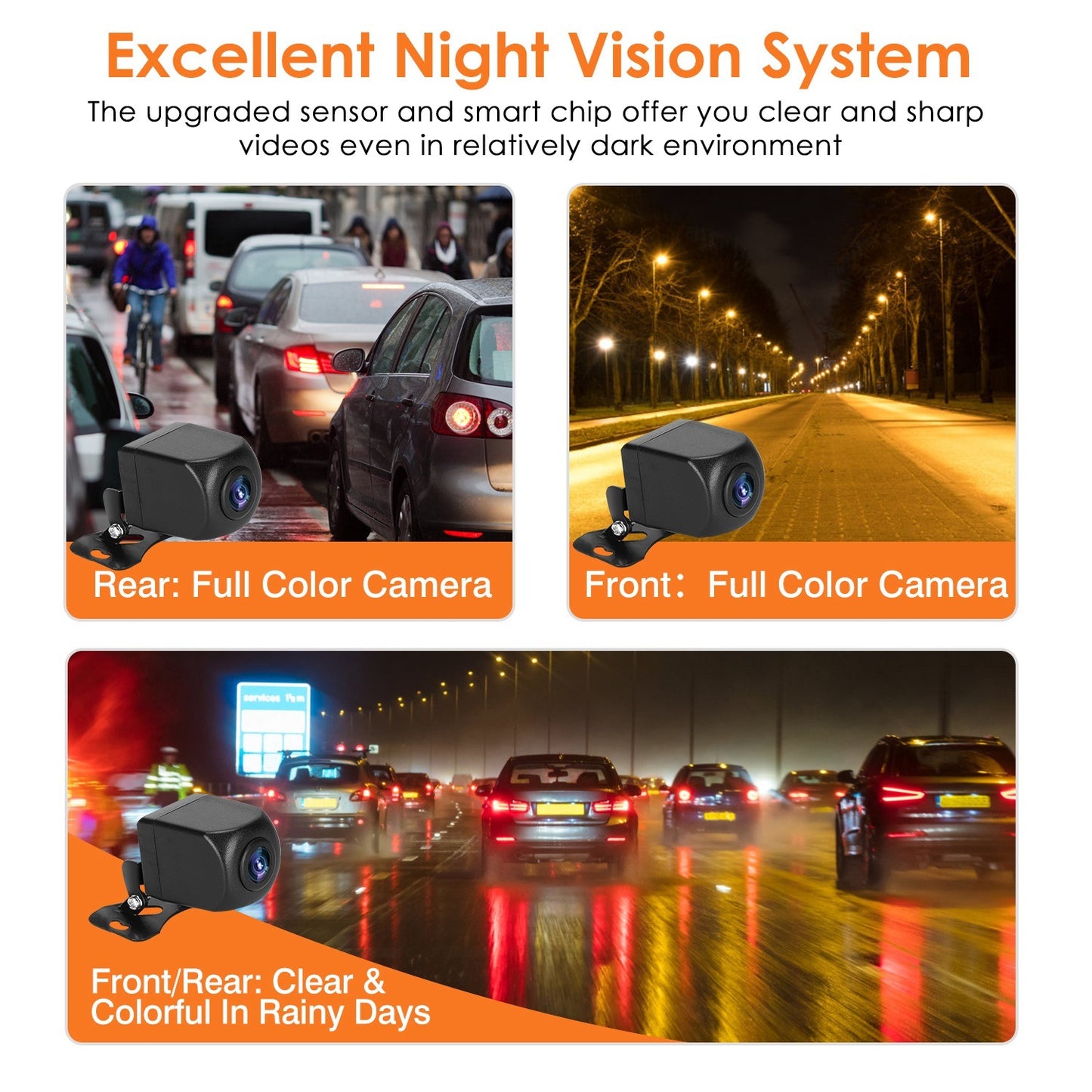 4K Car DVR 12in Dash Cam Camcorder Camera Recorder with 170° Angle Loop Recording Motion Detection Night Vision Voice Control APP Control G-sensor