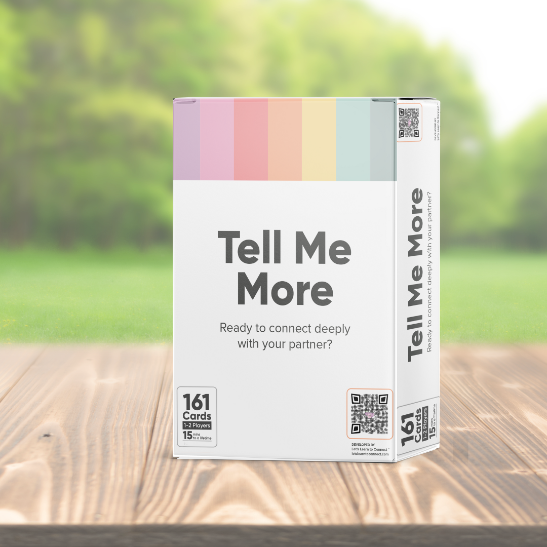 Tell Me More: Reignite Intimacy and Communication with This Fun Couples Card Game – Strengthen Your Relationship with Meaningful Conversation