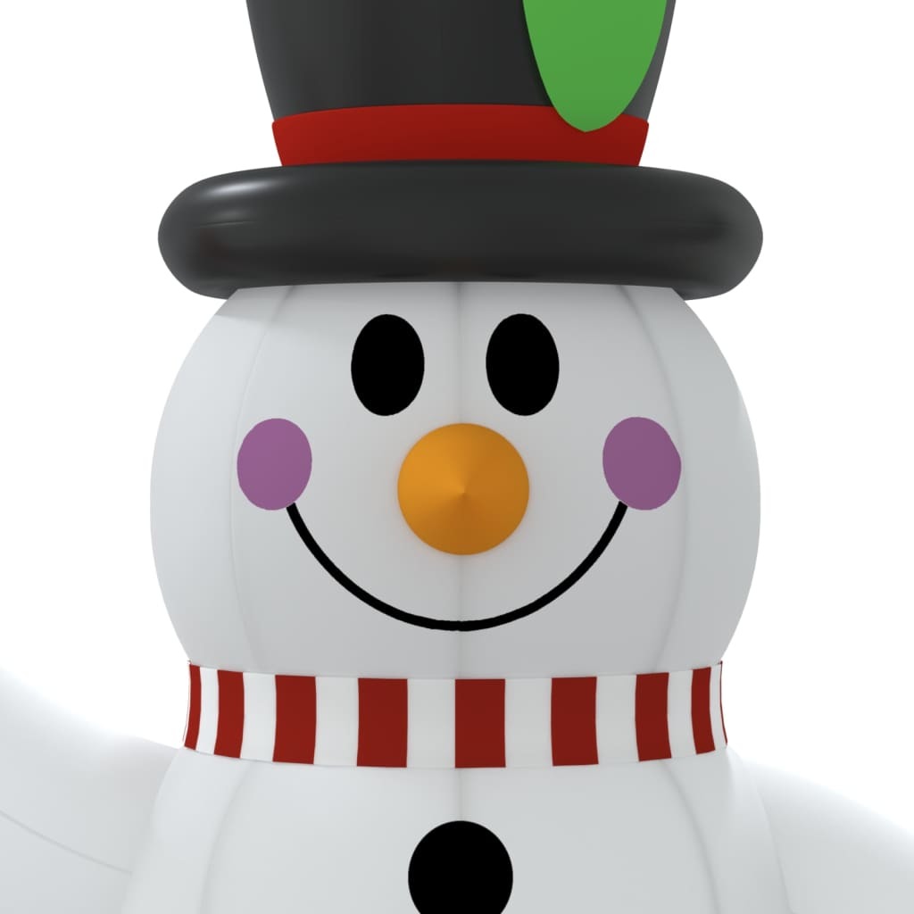 Inflatable Snowman with LEDs 8 ft