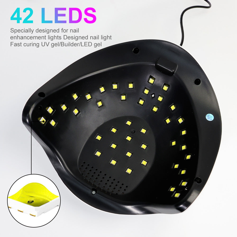 42LED Professional Nail Dryer Infrared Sensor Nail Lamp With 4 Timers For Fast Curing Of All Gel Nail Polishes Nail Drying Salon Tools