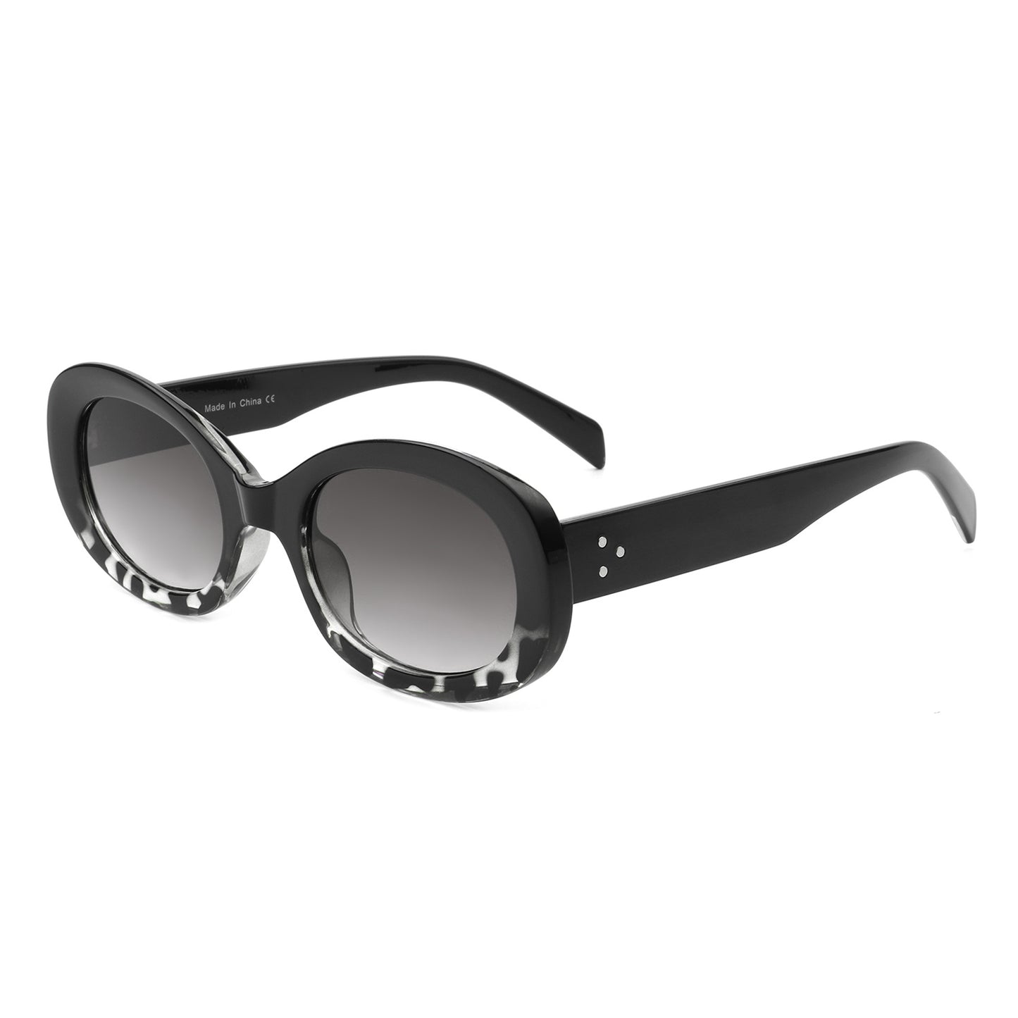 Oval Retro Clout Round Vintage Fashion Sunglasses