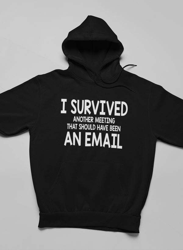 I Survived Another Meeting Hoodie